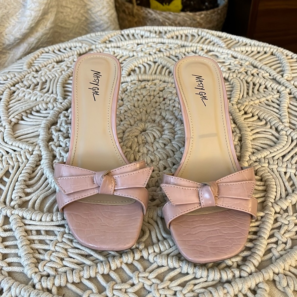 Nasty gal heels pink size 36
